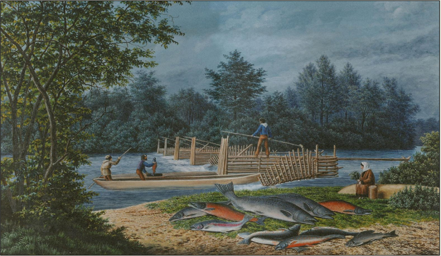Рыболовство камчадалов